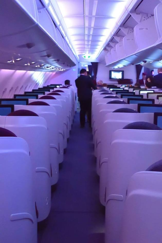 Qatar Airways A380 Perth to Doha